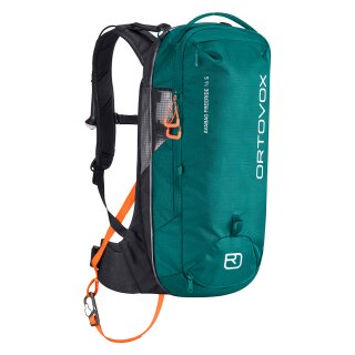 Ortovox AVABAG LITRIC FREERIDE 16S Airbag Rucksack pacific green