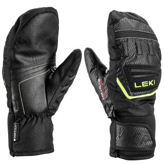 Leki WCR Team 3D Junior Mitt Fauster,  schwarz-gelb