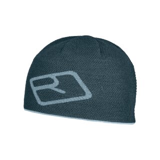 Ortovox Merino Logo Knit Beanie dark arctic grey